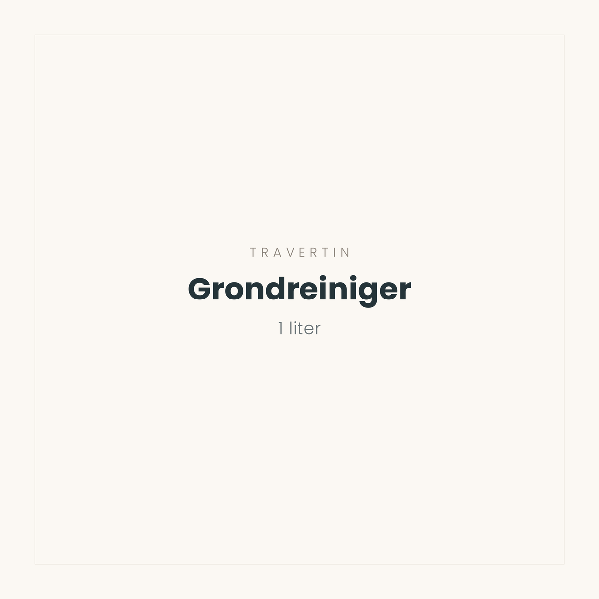 Travertin grondreiniger 1 liter