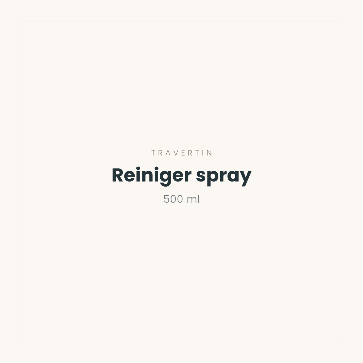 Travertin reiniger spray 500 ml
